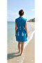 PETROL LEAF KIMONA PESTEMAL BEACH BATHROBE PAREO - 2