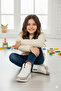 29177 Zippered Beige Girl's Daily Boots - 3