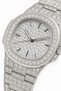 Metal Strap Stone Silver Color Women's Wristwatch - 3