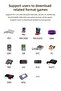 RG35XX Handheld Game Console 3.5'' IPS Screen Linux System 5000 Games 64GB (Purple Transparent) - 8