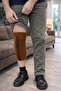 Natural Wool Thermal Calf and Knee Warmer–Effective Against Cold, Winter Unisex Leg Protector 1 Pair - 6