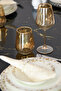Gold Gilded Water Goblet and Glass Set 12 pieces Table Dinner Set Souvenir Gift - 4