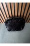 Women's Black Plush Teddy Hand and Crossbody Bag - 6