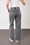 Smoked Super Extra High Waist Palazzo Loose Jeans - 4