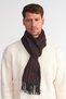 Men's Brown Winter Viscose Scarf Classic Scarf - 3