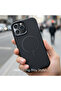 iPhone 14 Pro Leather Case, MagSafe, Slim Fit, Durable, Metal Buttons, Black - 2