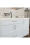 Delicate handle luxury country kitchen furniture cabinet drawer handle anthracite 96 mm - 4