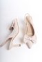 Arina Women's Pointed Toe Bow Detailed Open Back Evening Dress Classic Heeled Stiletto Shoes - 5