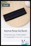 2 Pcs Black Multi-Purpose Combed Cotton Sports Headband Hair Head Bandana Yoga Sweatband Unisex - 6