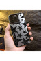 iPhone 16 Compatible Silicone Edge Hard Back Anti-Fall Case Star Patterns - 5
