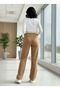 Women's Baggy Wide-Leg Elastic Waist Two-Thread Jersey Sweatpants Trousers - 6