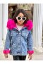 Girl's Hooded Welsoft Denim Coat Jacket