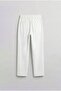 Men's Baggy Fit Fabric Trousers White - 8