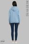 Dear Couple Combination Stitch and Angel Printed Hoodie Hooded Fleece-Lined Oversized Sweatshirt 2-Piece Set - 7