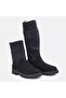 LARGE NUMBER WOMEN'S LEATHER BOOTS 41-42-43-44- BLACK SUEDE - 2