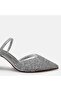 LARGE SIZE Slippers SLIPPERS WITH STONES 41-42-43-44 - SILVER - 3