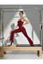 Women's Shaping Stretch Fabric Spaghetti Strap Flared Jumpsuit - 4