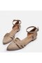 LARGE SIZE WOMEN'S SHOES 41-42-43-44 - BEIGE Suede - 3
