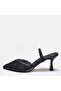 Large number evening slippers with stones 41-42-43-44-black - 8