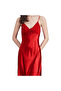 Nightgown Women Satin Spaghetti Strap Maxi CQ311 - 4