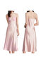Nightgown Women Satin Spaghetti Strap Maxi CQ311 - 5