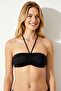 63541 Black Strapless Bikini Top