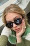 Saint Unisex Black Sunglasses - 5