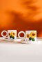 Sunflower Amore Handmade Ceramic Set of Two Turkish Coffee Cups