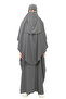 ملاءة سرير لحفلات الزفاف من Sultanbaş، مقبض عباية Cilbab Khimar، ياقة مطاطية، حجاب Ferace Medine Silk