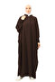 ملاءة سرير لحفلات الزفاف من Sultanbaş، مقبض عباية Cilbab Khimar، ياقة مطاطية، حجاب Ferace Medine Silk - 4