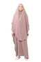 ملاءة سرير لحفلات الزفاف من Sultanbaş، مقبض عباية Cilbab Khimar، ياقة مطاطية، حجاب Ferace Medine Silk - 2