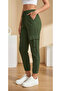 Women's Pocketed Lace-Up Elastic Tight-Legged Comfortable Sweatpants, Trousers - 7