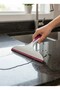 2-Piece Set - Pink, Mop and Broom Holder for Countertop and Glass - 5