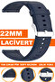 22mm Fossil-Welder-Casio-Seiko-Omega-Armani Watch Compatible Silicone Watch Band Strap A7222Mm