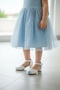 Girl's Cinderella Princess Illustrated Comfortable Square Heeled Evening Dress Shoes - 5