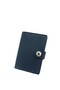 Genuine Leather Men's & Women's Card Holder Wallet - Transparent Pocket - Handmade - 3