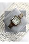 Square Gold-Silver Women's Wristwatch