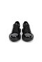 BLACK GENUINE LEATHER Patent Leather UNISEX SNEAKER SHOES - 3