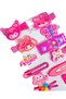 Girl & Baby Kuromi Fuchsia Hair Clips/Snap Buckle Set 14 Pieces – Mixed Hair Accessories - 3