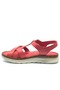 Cedrus Genuine Leather Comfort Orthopedic Women's Sandals Red - 3
