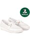 Blower Genuine Leather Women's Ballet Shoes White