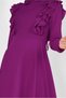 Fluffy and Stone Detailed Dress 4996 - 4