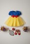 Cotton Princess Girl Child Baby Special Occasion Costume Designer Dress - 2