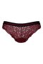New Year's Themed Women's 3-Piece Striped Elastic Lace Panties - 3