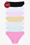 Women's 7-Piece Patterned Jacquard Cotton Panties