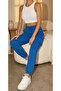Women's Pocketed Lace-Up Elastic Tight-Legged Comfortable Sweatpants, Trousers - 4
