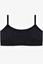 Women's Thin Strap Covered Cotton Sports Bustier