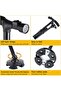 Walking Stick – Folding Adjustable Height Cane with LED Light - 4