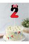 1-2-3-4-5-6 Year Old Minnie Mouse Themed Birthday Cake Topper - 2