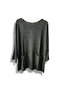 Mercerized Knitwear Women's Oversize Tunic - Size 38-52 Compatible Standard Size
